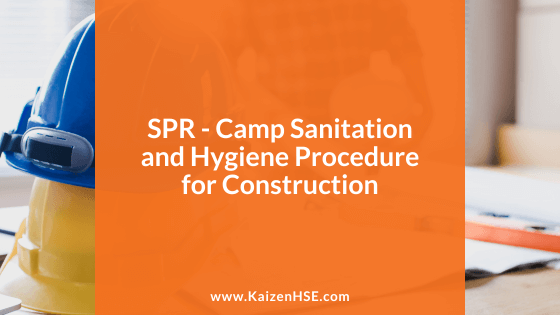 Camp Sanitation & Hygiene Procedure Template