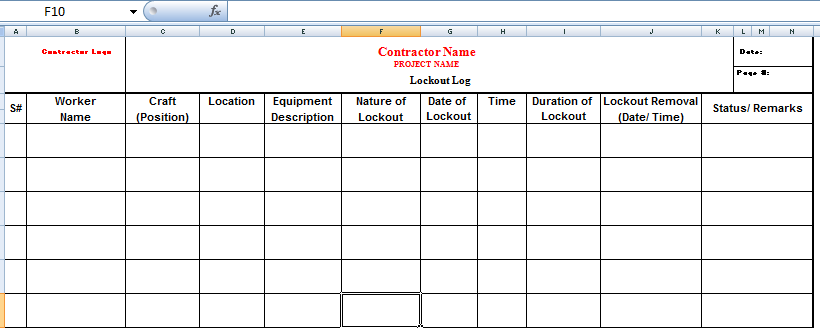 Electrical Equipment & Grounding Safety Attachment Sample