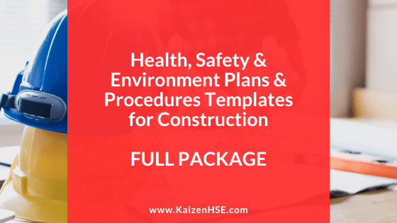 Health Safety & Environment Templates for Construction