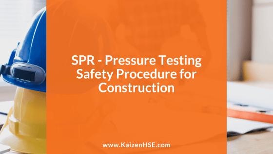 Pressure Testing Safety Procedure Template