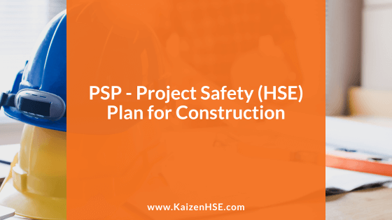 Project Safety - HSE Plan Template for Construction