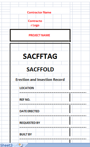 Scaffolding Safety Attachment Sample