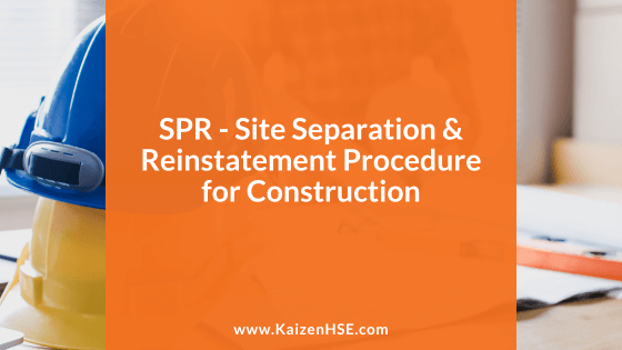 Site Separation & Reinstatement Procedure Template